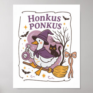 Poster Honkus Ponkus Goose Halloween Bobo Goose