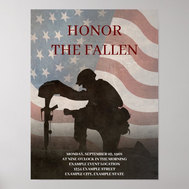 Poster Honor The Fallen (Frente)