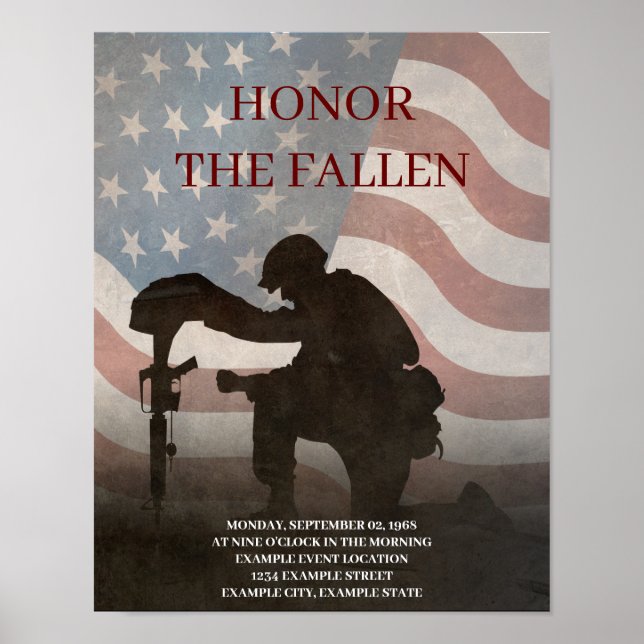 Poster Honor The Fallen (Frente)