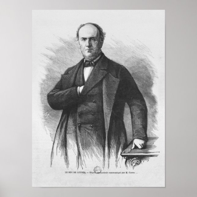 Pôster Honore d'Albert, Duque de Luynes (Frente)