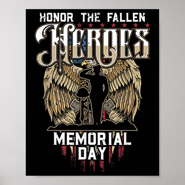 Poster Honra O Fallen Heroes Memorial (Frente)