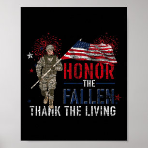 Poster Honra O Obrigado Falhado A Bandeira Dos Vivos