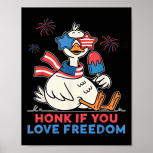 Poster Honra Se Você Ama a Liberdade Independente De Gans