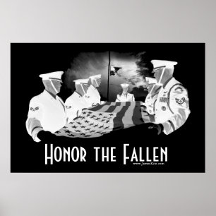 Poster Honre caído
