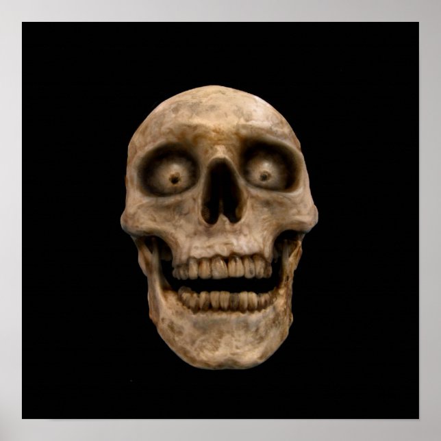 Pôster Hoodoo Skull (Frente)