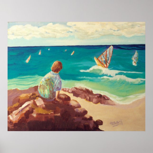 Pôster Hookipa Maui (Frente)