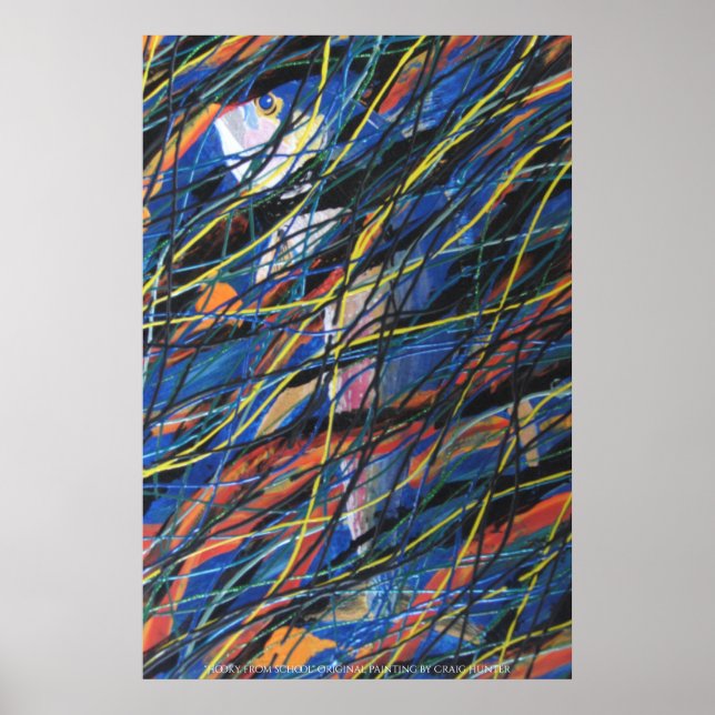 Poster Hooky da escola (Frente)