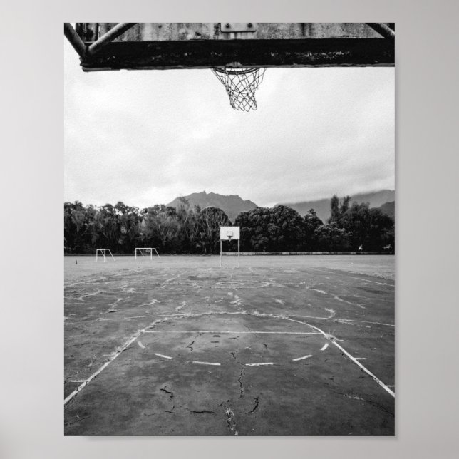 Poster Hoop de basquetebol (Frente)