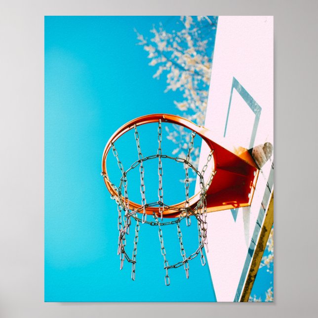 Poster Hoop de basquetebol (Frente)
