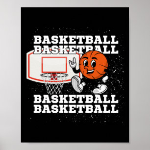 Poster Hoop de Caracteres de Basquete