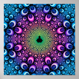 Poster Hooped Mandelbrot Fractal