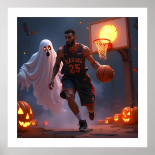 Poster Hoops assombrados: meia-noite no Tribunal de Pumpk