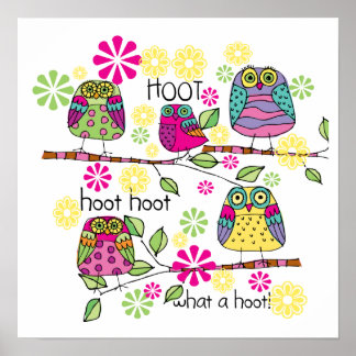 Poster Hootie Owl