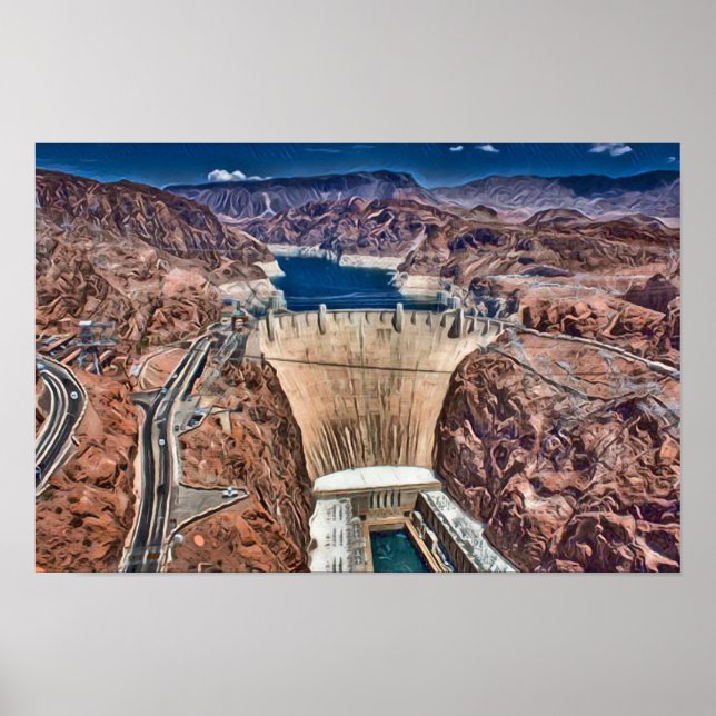 Poster Hoover Dam, Nevada (Frente)
