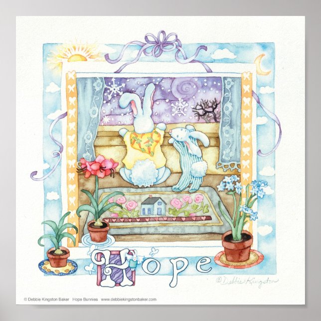 Pôster Hope Bunnies (Frente)