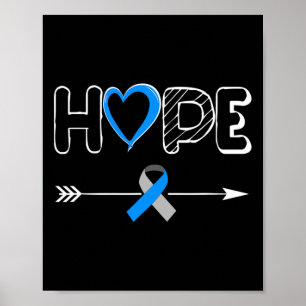 Poster Hope Diabetes Tipo 1 Fita Tipo 2 Diabetes Awaren