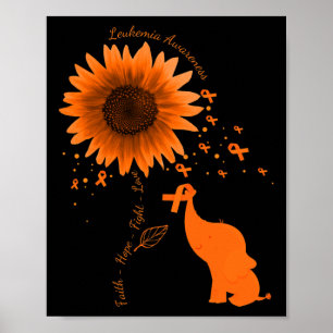 Poster Hope Fight Love Elephflower Sunflower Awaren