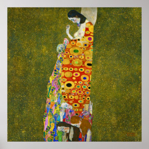 Poster Hope, II — Gustav Klimt (1907-1908)