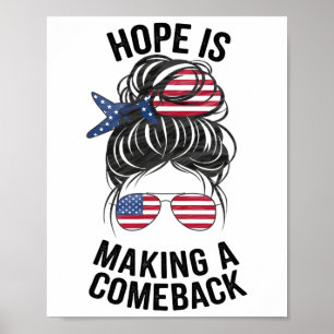 Poster Hope Is Fazer A Back Kamala Harris 2024