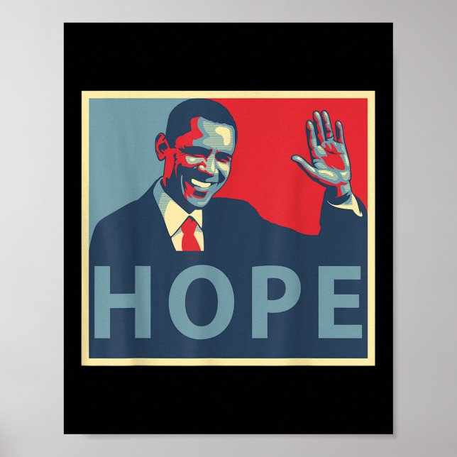 Poster Hope Obama 44 Presidente (Frente)