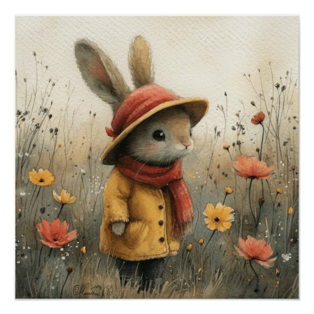 Pôster Hoppity Harmony: Um Coelho Cheio de Fantasia (Frente)