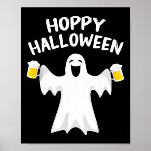 Poster Hoppy Halloween Dia de as Bruxas engraçado Cute Gh
