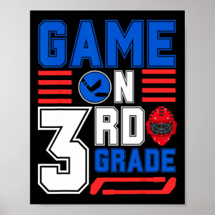 Poster Hóquei 3ª Série Dia de Jogo Ck para a Escola para