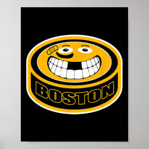 Poster Hóquei Boston M. Criança Divertida Adulto Disco So