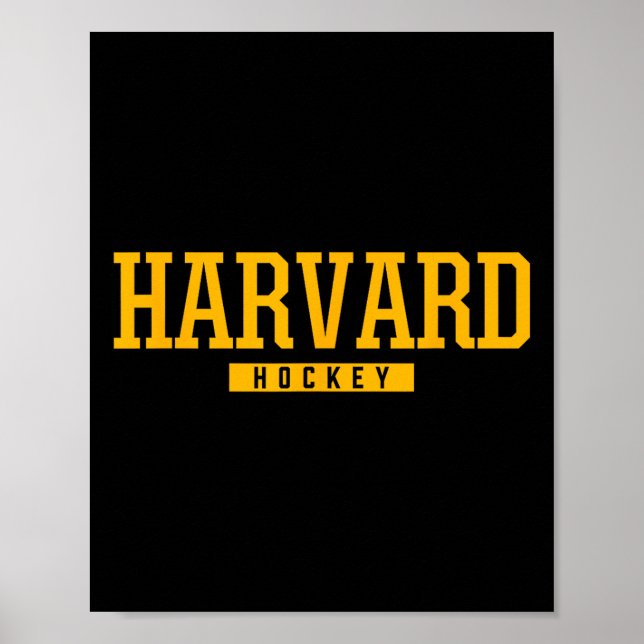 Poster Hóquei da Harvard High School (Frente)