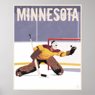 Pôster Hóquei de Minnesota