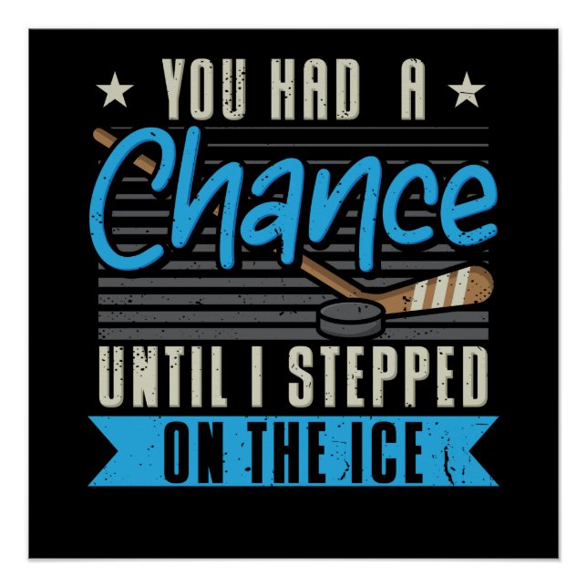 Pôster Hóquei no gelo (Frente)