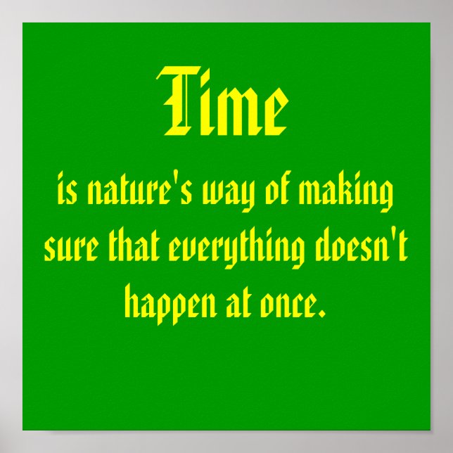 Poster Hora (Frente)