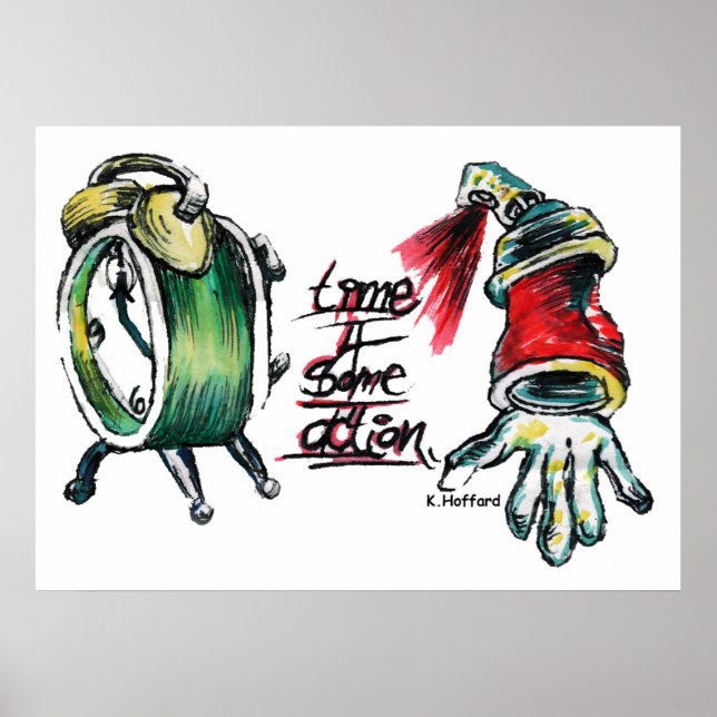 Poster "Hora 4 Alguma Ação" (Frente)