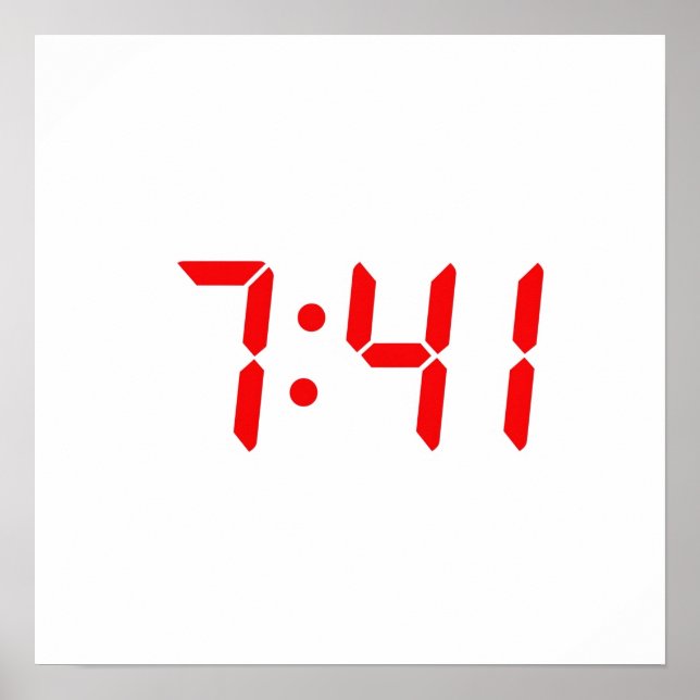 Poster Hora 7:41 (Frente)