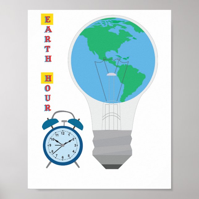 Poster Hora da Terra (Frente)