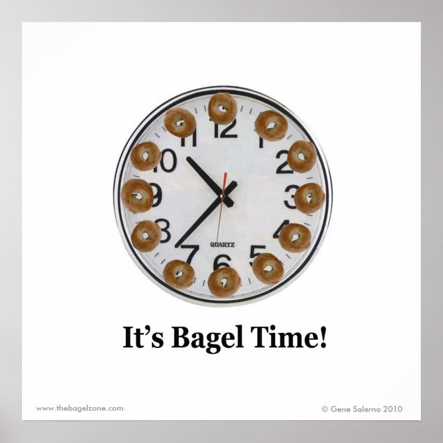 Pôster Hora de Bagel! (Frente)