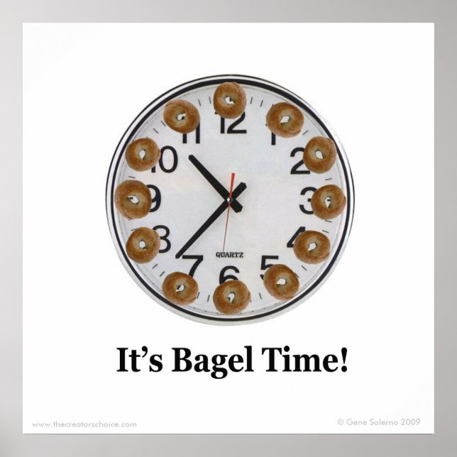 Pôster Hora de Bagel! (Frente)