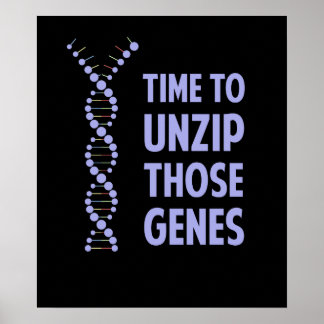 Poster Hora De Desvendar Esses Genes Genéticos