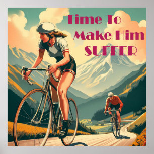 Poster Hora de Fazê-lo Sofrer Ciclismo