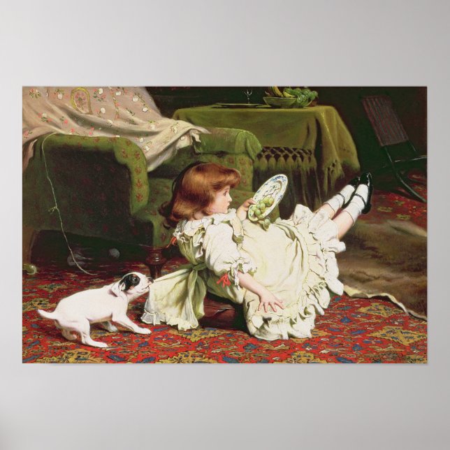 Pôster Hora de jogar, 1886 (Frente)