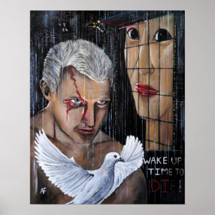 Poster Hora de Morrer! Pintura de Alfred Fox