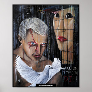 Poster Hora de Morrer! Pintura de Alfred Fox