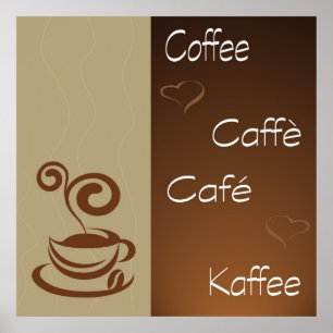 Pôster hora do café