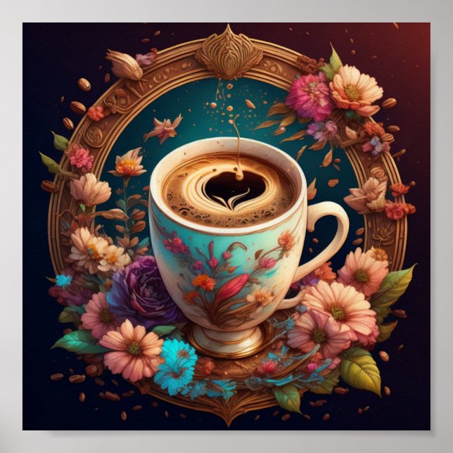 Poster Hora do café (Frente)