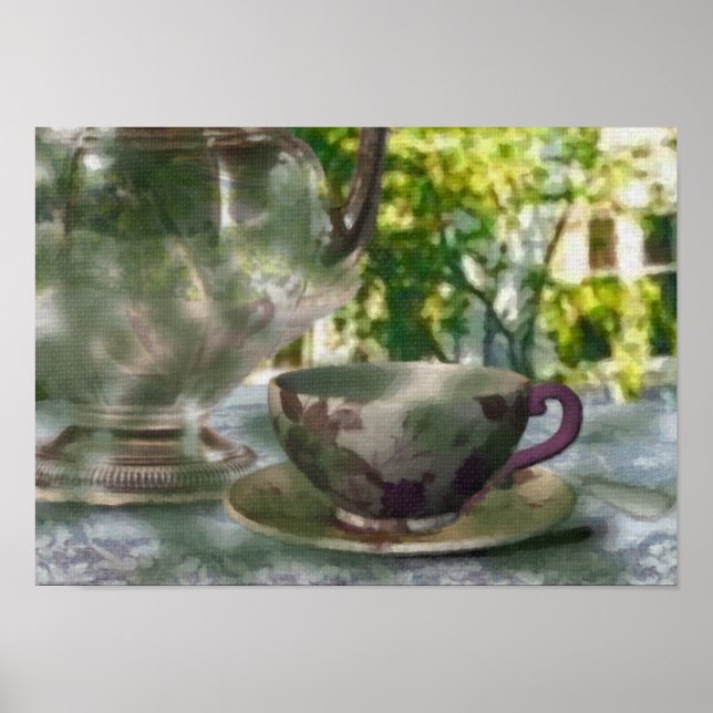 Poster Hora do chá (Frente)