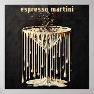 Poster Hora do Cocktail Espresso Martini