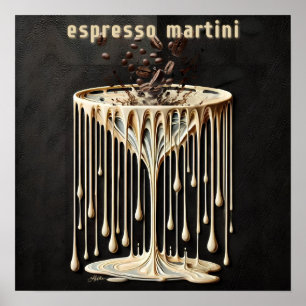 Poster Hora do Coquetel Espresso Martini