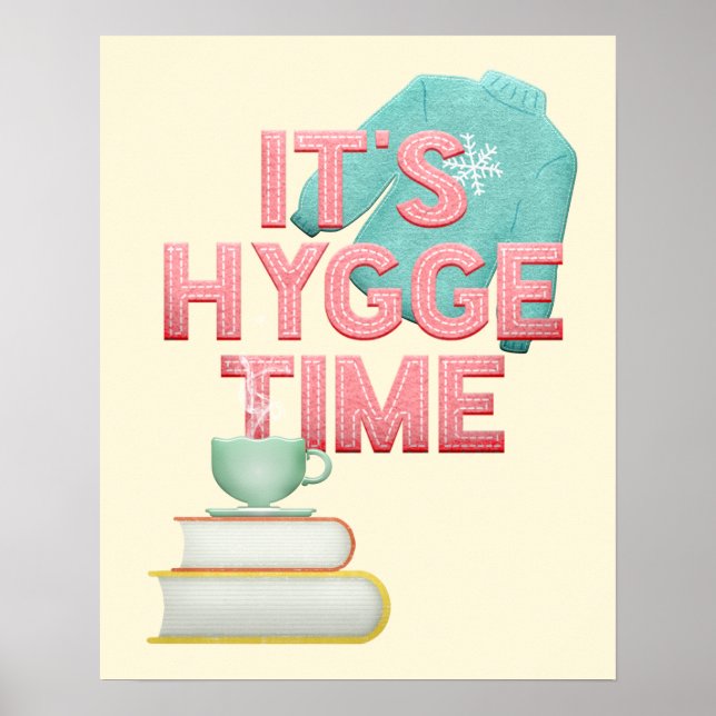 Poster Hora do Hygge (Frente)