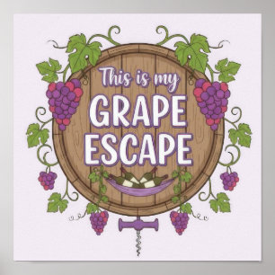 Poster Hora do Vinho
