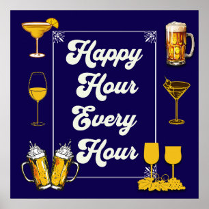 Poster Hora feliz a cada hora